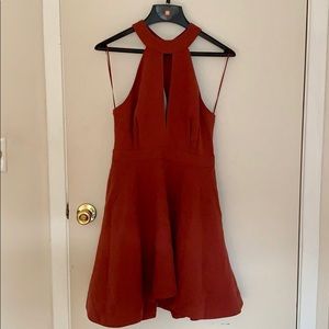 NWT c/Meo red dress size medium